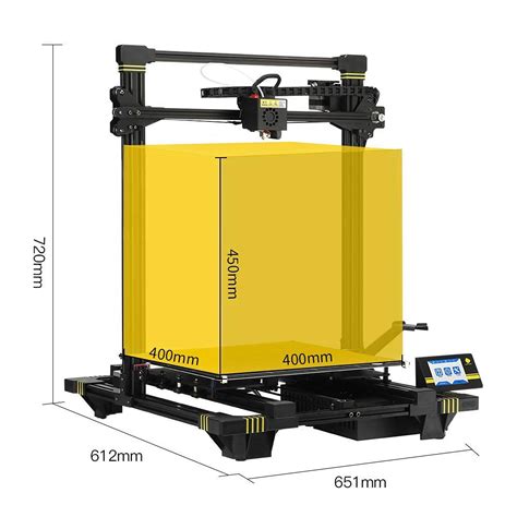 Best Cyber Monday 🔥 ANYCUBIC Chiron 3D Printer, Semi-auto Leveling Large FDM Printer with Ultrabase Heatbed, Suitable for 1.75 mm Filament, TPU, Hips, PLA, ABS etc. / 15.75 x 15.75 x 17.72 inch(400x400x450mm)