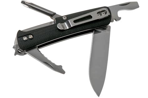 Boker Plus 01BO804 Tech-Tool City 5 Multi-Tool Knife with 2 4/5 in. Blade, Black