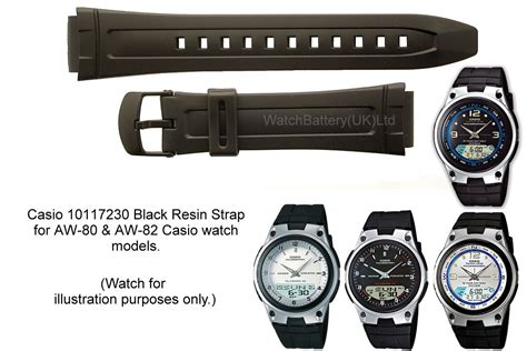 CASIO Replacement Strap for AW-80 AW-82 Models