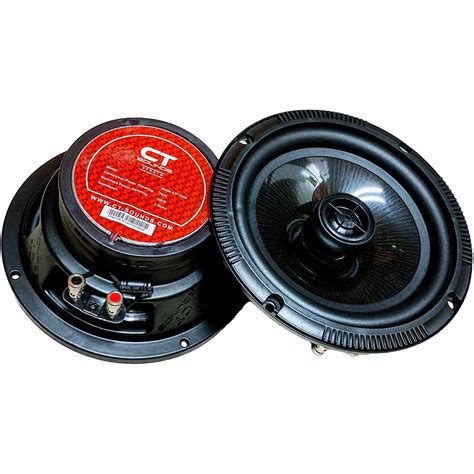 CT Sounds Strato 6.5” 240 Watt 2-Way Weatherproof Coaxial Car Speakers, Pair
