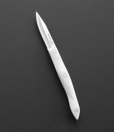Get Special Price Cutco Model 1720 Paring Knives with 2-3/4" Straight Edge Blade and Overall Length 7-7/8" (Pearl White Handle)