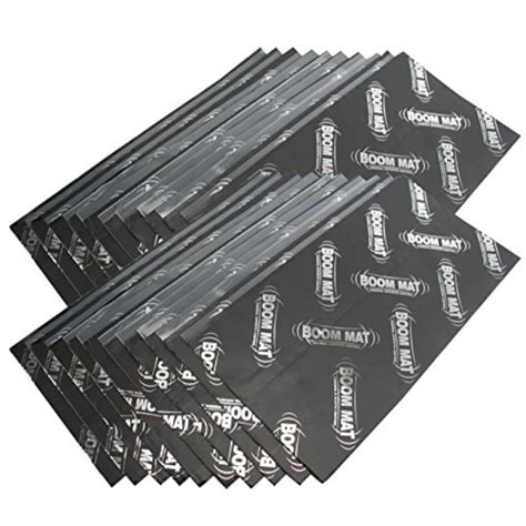 DEI 050212 Boom Mat Sound Damping Material with Adhesive Backing, 12.5" x 24" x 2mm (Pack of 20)