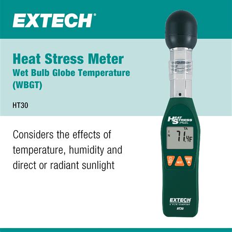 Extech HT30 Heat Stress WBGT Meter , black