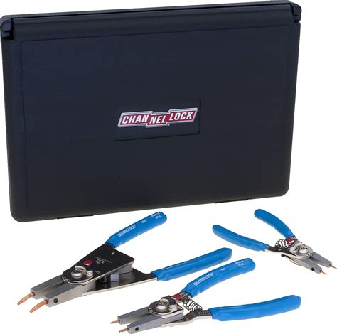 GEARWRENCH 3 Pc. Interchangeable Tip Convertible Retaining Ring Plier Set with Tips - 68-079G