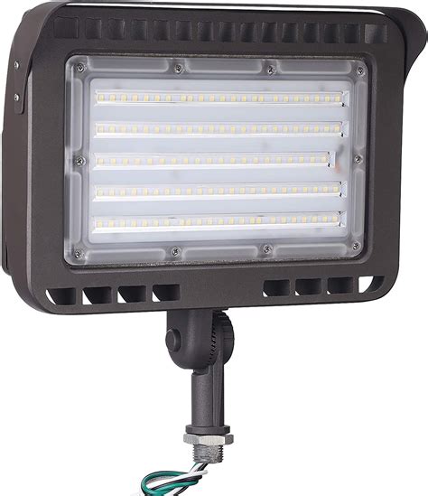 Review Product LEONLITE 100W LED Outdoor Flood Light Knuckle Mount, CRI90+, 1000W Eqv. 11,000lm Super Bright, IP65 Waterproof Wall Washer, 3000K Warm White for Yard, Billboard