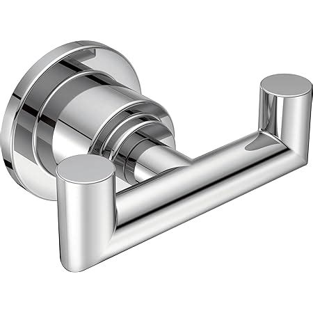 Moen CSI YB0803CH Arris Modern Double Robe Hook, Chrome