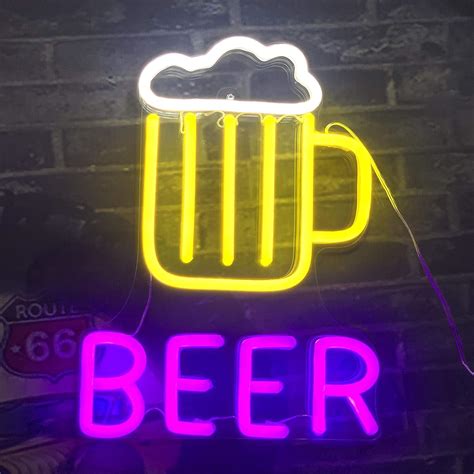 Review Neon Signs Light Sign Home Beer Bar Pub Recreation Room Game Lights Windows Glass Wall Party Birthday Bedroom Decoration(Not LED)