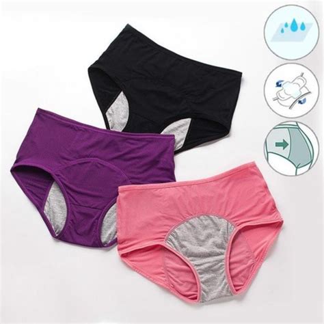 Period Underwear, Leak Proof Protective Panties for Women/Girl Menstrual Period ,Heavy Flow,Postpartum Bleeding,Urinary Incontinence(Pack of 2-5) (Multicolored, Small)