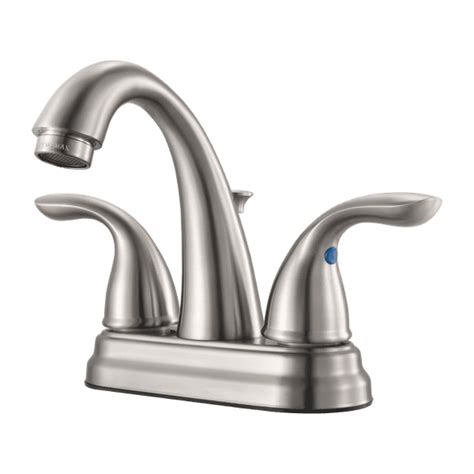 Best Deal Pfister LG148700K Pfirst Series 2-Handle 4 Inch Centerset Bathroom Faucet in Brushed Nickel, Water-Efficient Model