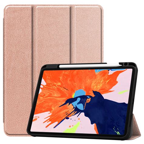 Top Rated UGOcase iPad Pro 12.9 Case 2020 4th Generation, Slim Lightweight Shell Adjustable Folio Cover Stand Shockproof TPU Case with Card Slots Pocket for New iPad Pro 12.9 inch 2020, Blue Butterfly