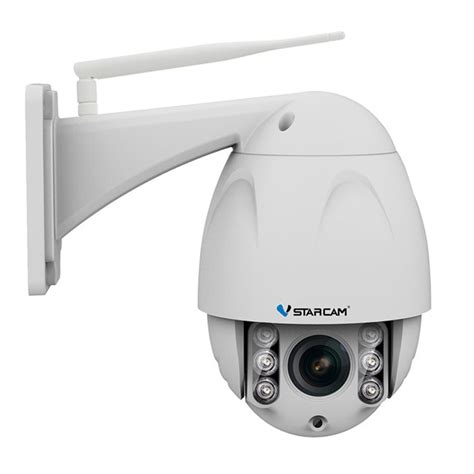 Get Cheap Price VStarcam PTZ Dome Camera C34S 1080P Outdoor IP Camera IP66 Waterproof 4X Zoom PTZ Surveillance Camera with 98ft Night Vision, Motion Detection, Wired or WiFi Camera Onvif (White)